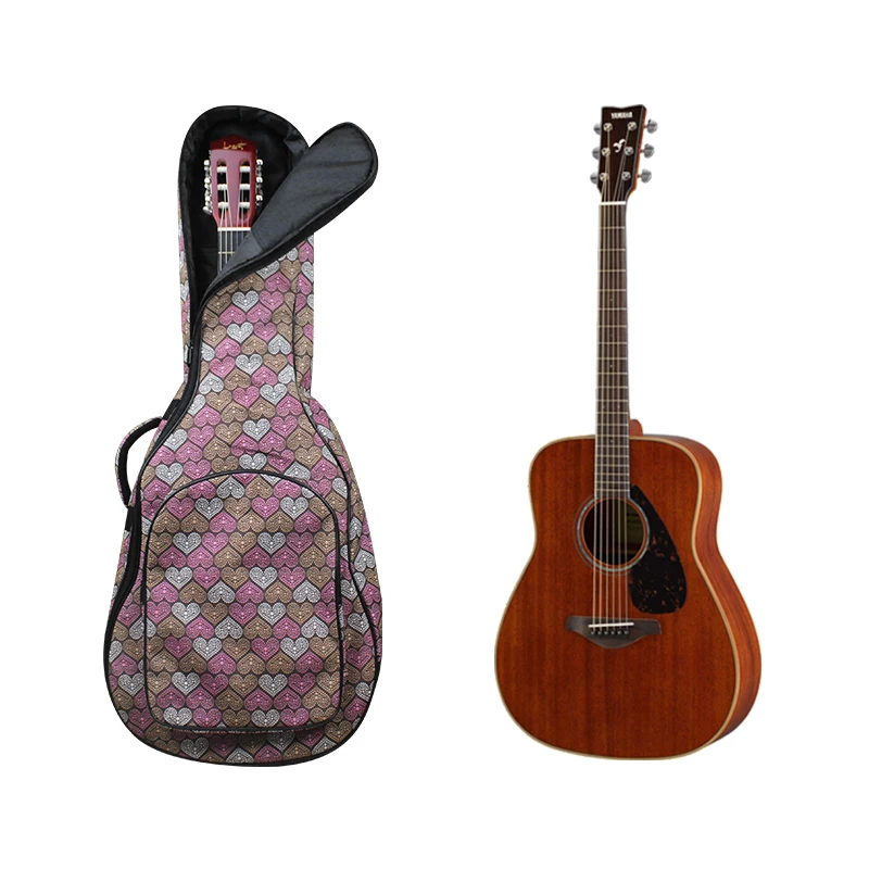 Guitar Case 36/41 Inch 900D Waterproof Oxford Fabric Classical Guitar Bag 6/12 MM Cotton Double Straps Padded Backpack guitar bag