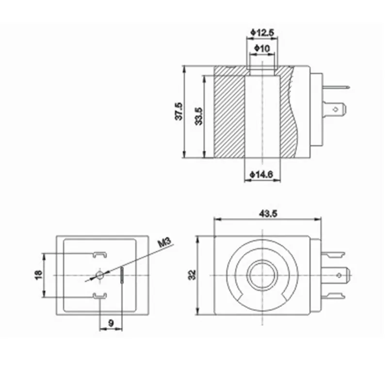PARKER катушки 481865C2 D5BF 481865C2F DZ02C2 24V 9W