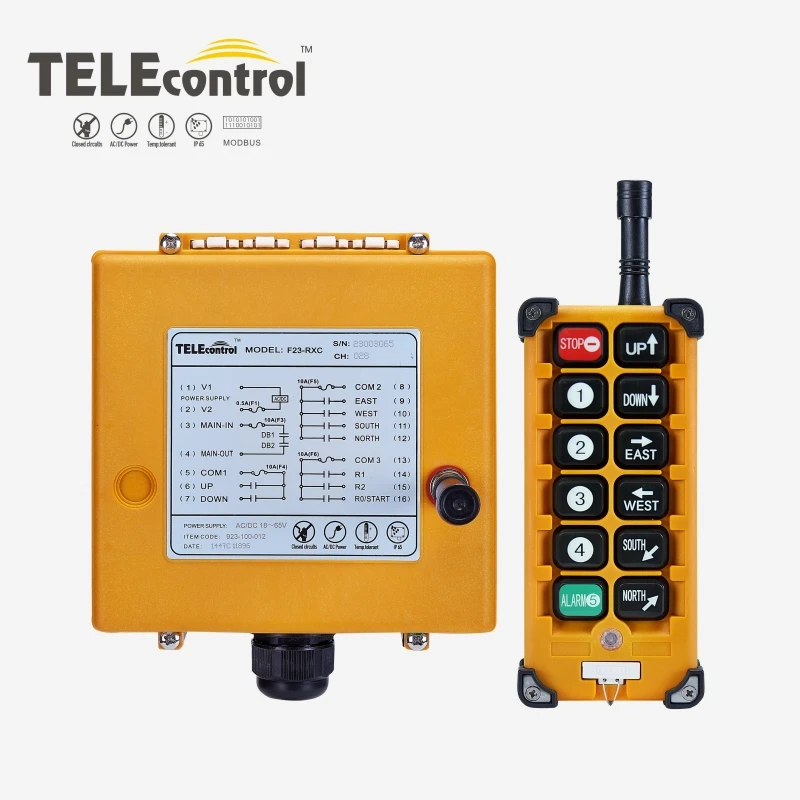 1/2Emitter Hoist Crane Radio Wireless Remote Control System High Quality F23-A+ 
