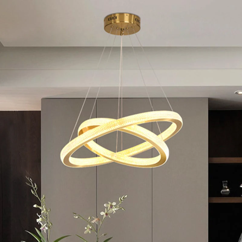 led circular chandelier