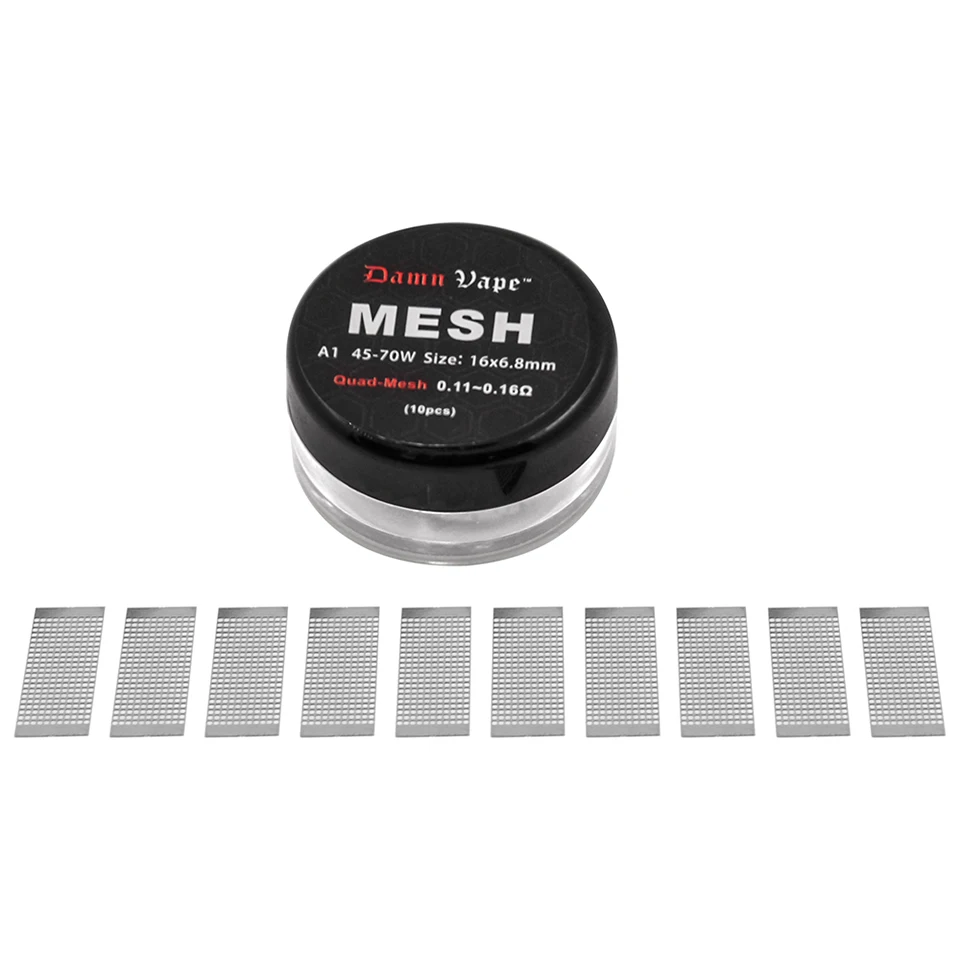 10pcsbox vape DamnVape Doom Quad Mesh 0.11ohm coil for DamnVape Doom Mesh RTA Replacement Electronic vape Accessories coil (4)