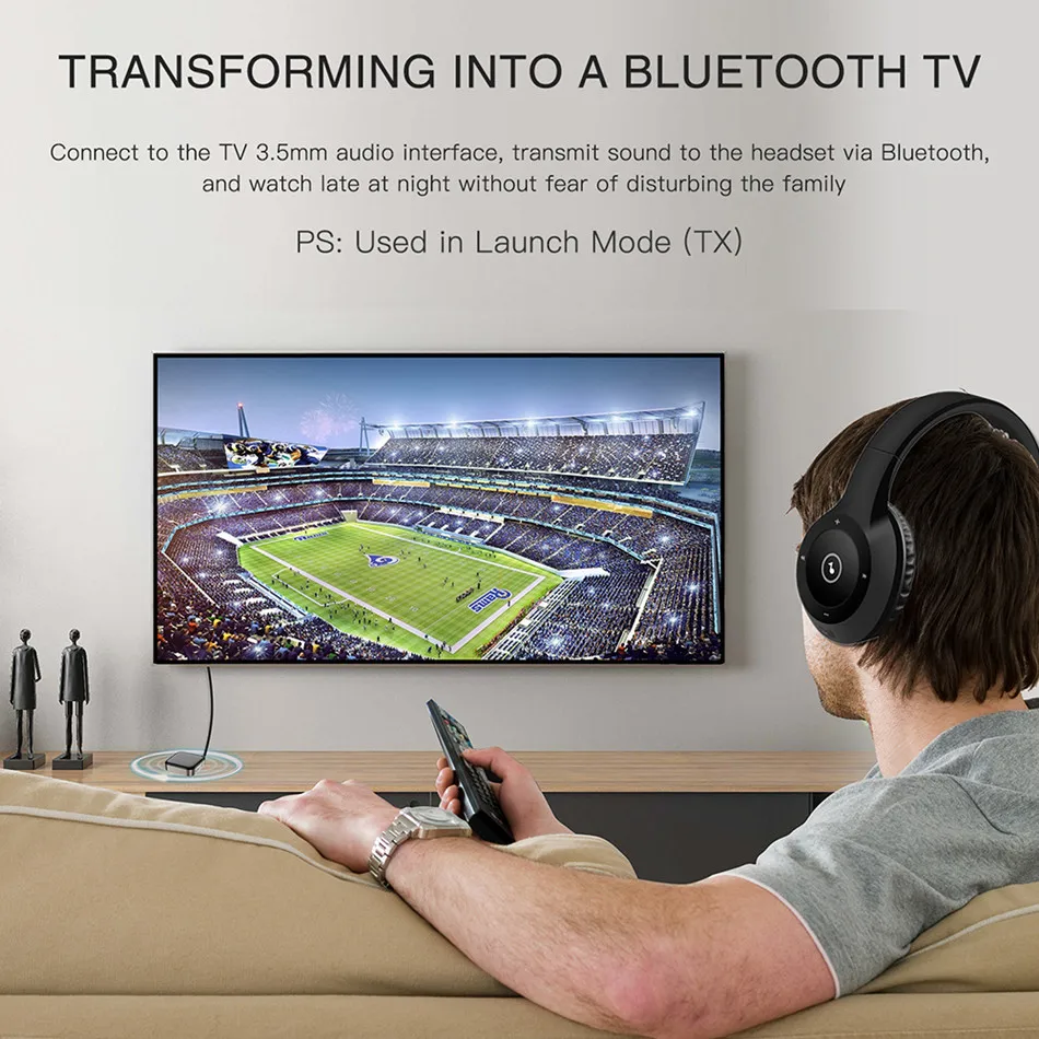 Bluetooth 5 0 Audio Receiver Transmitter RCA 3 5mm AUX Jack USB Music Stereo Wireless Adapters For Car TV Headphones PC Speaker