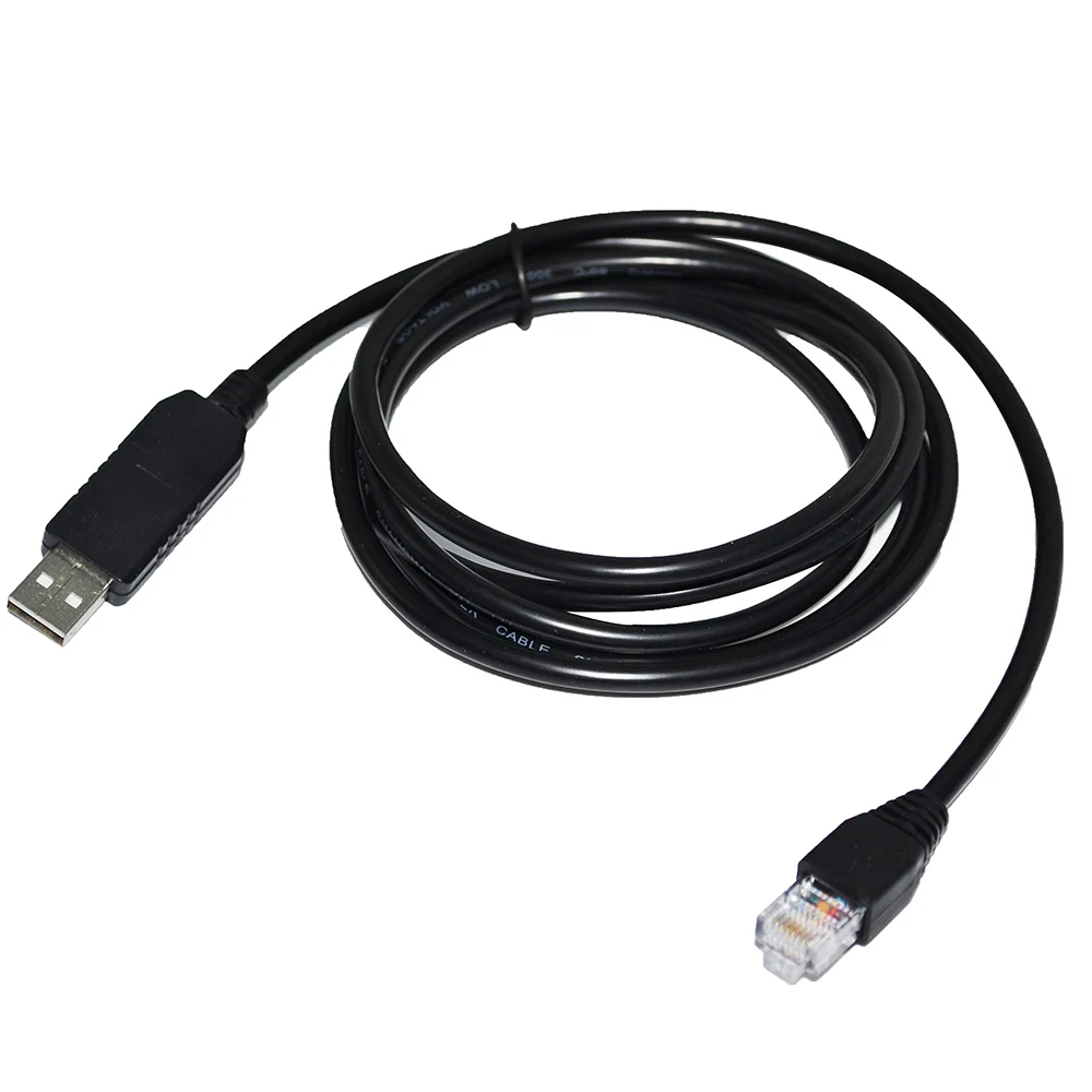 Industrial Ftdi Ft232rl Usb para Rj45 Plug Rs232 Internet Interface de Comunicação Cabo para a Vida Útil da Bateria