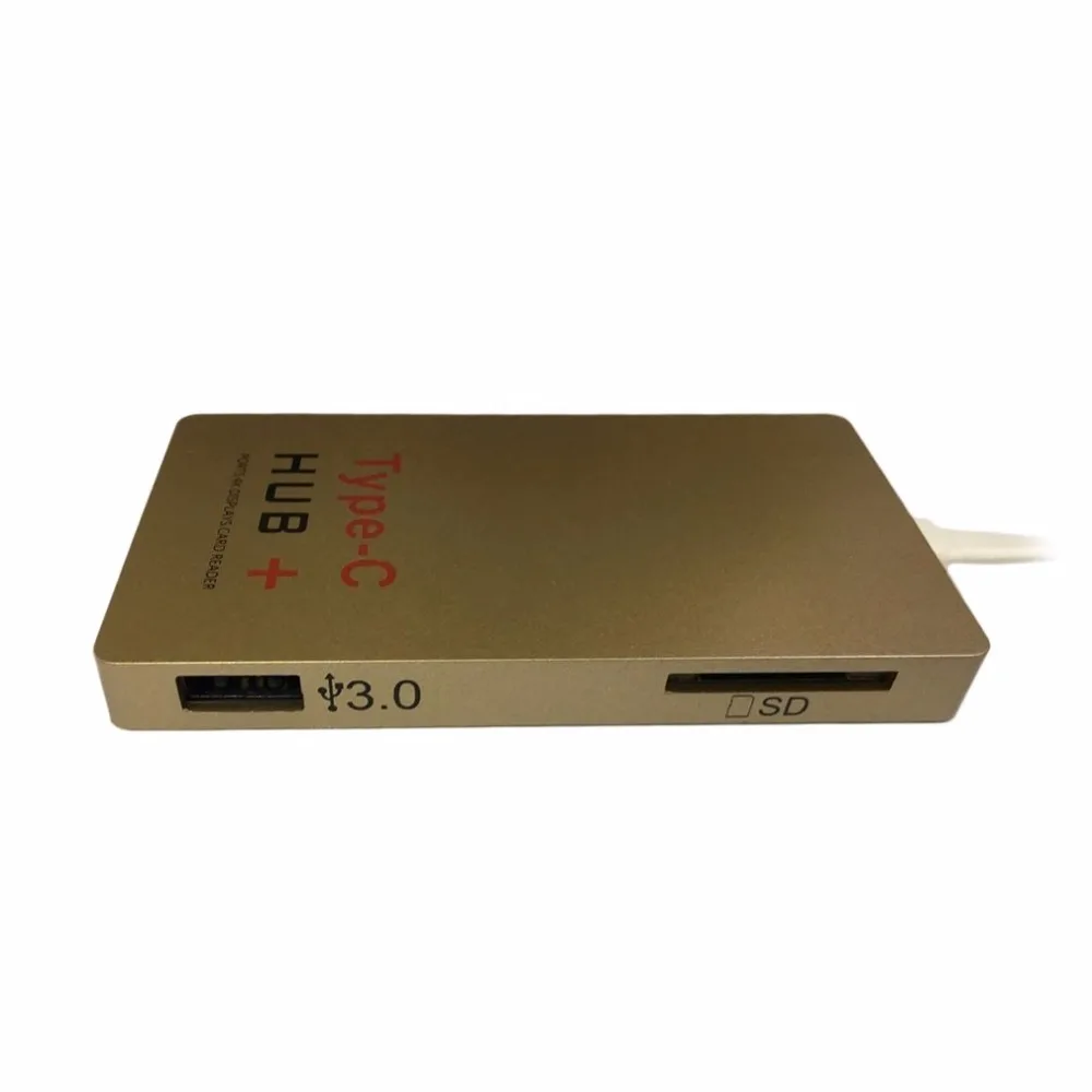 USB3.1 USB-C концентратор+ PD зарядка USB 3,0 концентратор зарядное устройство концентратор type-c кардридер адаптер HD 4k HDMI конвертер