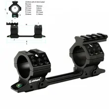 Ohhunt 11 мм ласточкин хвост кольца для прицела винтовки охотничьи 25,4 мм 30 мм крепление для прицела можно снять верхний Пикатинни с двумя пузырьковыми уровнями