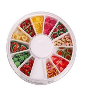 

Plasticine Addition Soft Ceramic Fruit Slices Bar Nail Jewelry Mobile Beauty Patch DIY Supplies