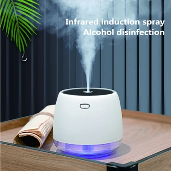 

180ml Automatic Induction Sprayer Touchless Alcohol Sanitizer Mist Spray Soap Dispenser