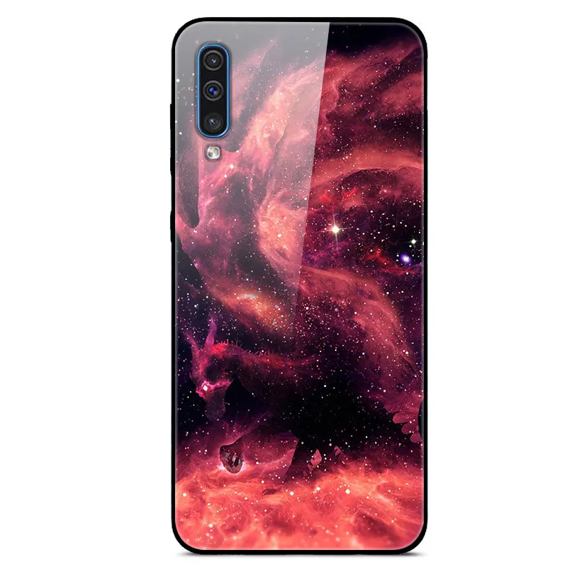 Picture 39 6," для samsung Galaxy A30s чехол A30 s A307F Роскошная стеклянная задняя крышка чехол для телефона для samsung A30s чехол A 30 s TPU бампер - Цвет: Picture 39