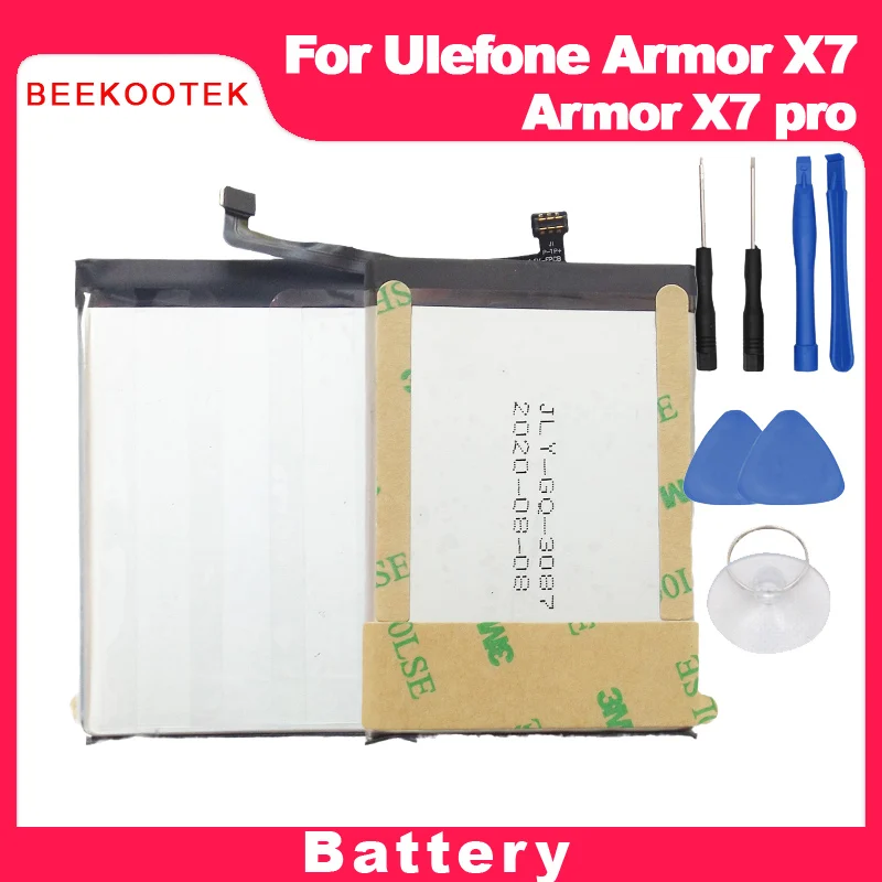 

BEEKOOTEK New Original Ulefone Armor X7/X7 Pro Battery 5.0inch Ulefone Armor X7 Pro Mobile Phone Battery 4000mAh