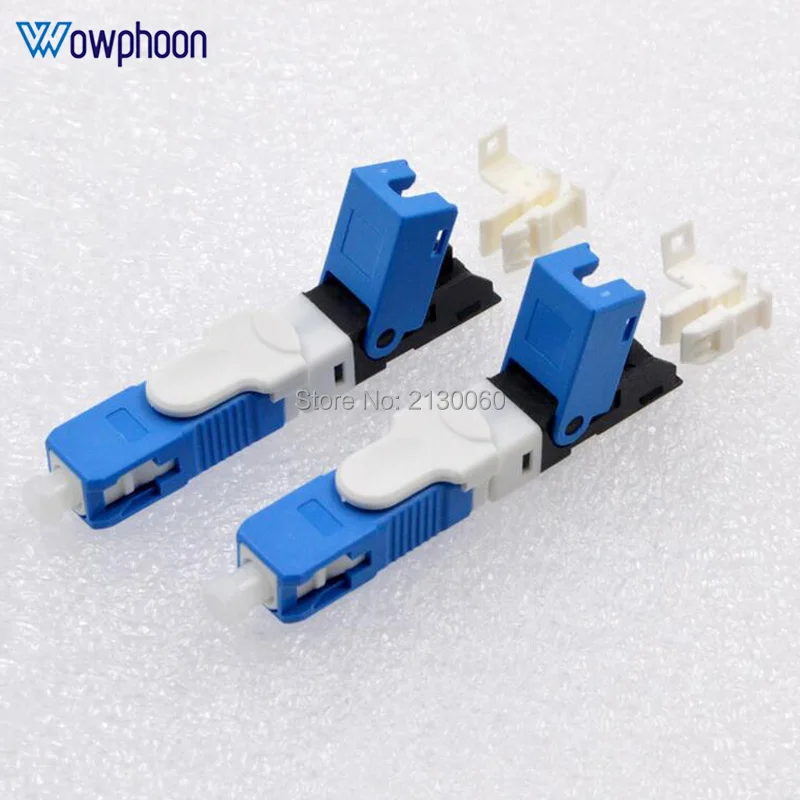 200 шт./лот FTTH ESC250D SC UPC одномодовое Оптическое волокно новая модель оптический Быстрый разъем быстрый разъем