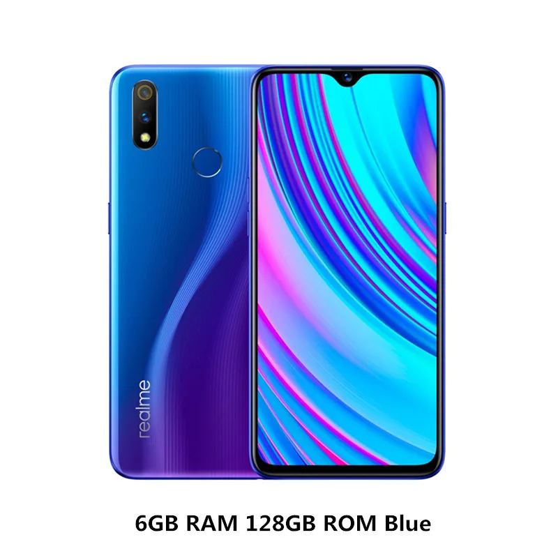 6GB 128GB Blue Realme 3 Pro глобальная версия 6,3 дюймов экран капли Snapdragon 710 AIE мобильный телефон 4045 мАч VOOC Быстрая зарядка мобильного телефона - Цвет: 6GB 128GB Blue