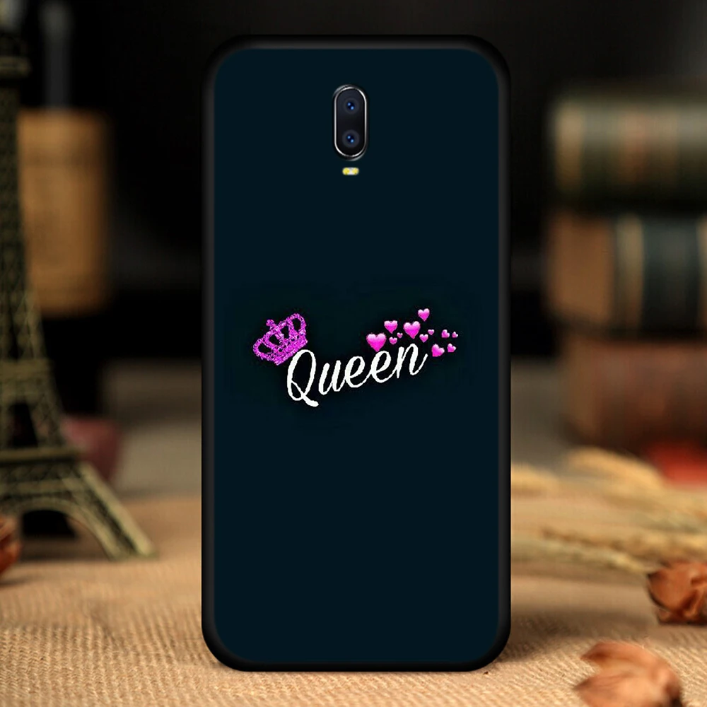 Мягкий ТПУ чехол Lavaza QUEEN LOVING KING для OPPO Realme 2 3 Pro X Lite Q 5 A5 для OPPO Reno Z 2