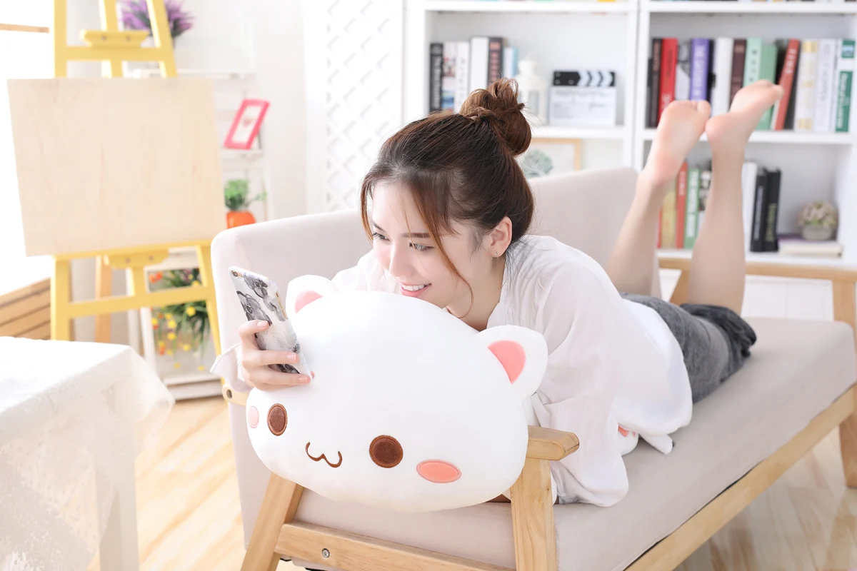 Мягкие плюшевые игрушки для кошек Kawaii мягкие детей девочек рождественский