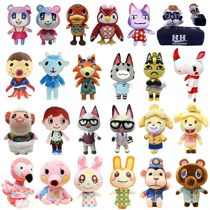 21-30cm Animal Crossing Plush Toys Cartoon Anime Raymond Jingjiang Doll KK Isabelle Stuffed Toy | Игрушки и хобби