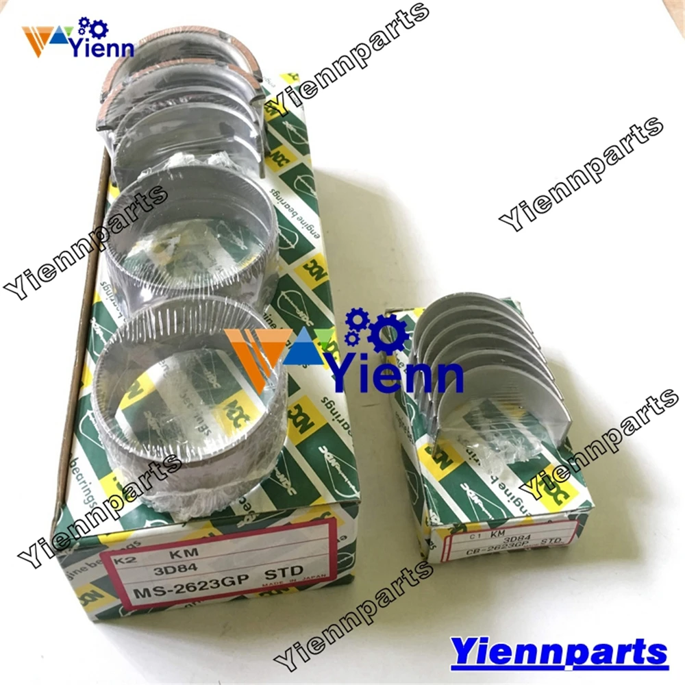 

Для Yanmar 3D84-1 3D84-1C главный подшипник соединительный стержень подшипник дизельного двигателя экскаватор задняя фотография
