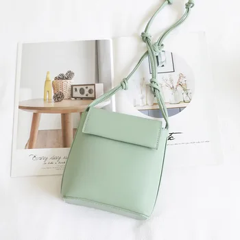 

2020 Summer Women New Fashion Solid PU Fresh Concise All-match Shoulder Bag Crossbody Student Bag Office Daily