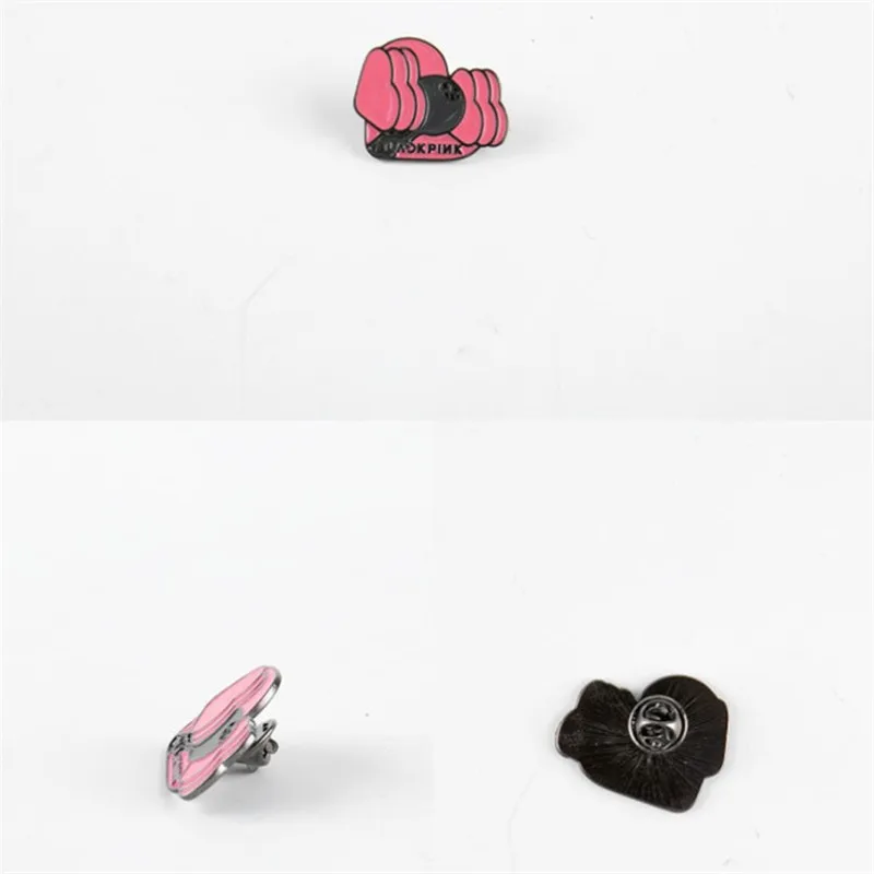 K-POP, черный, розовый светильник, металлическая брошь Hummer, значок, булавки, аксессуары, Blink, вентиляторы для одежды и шляпы, украшение для рюкзака