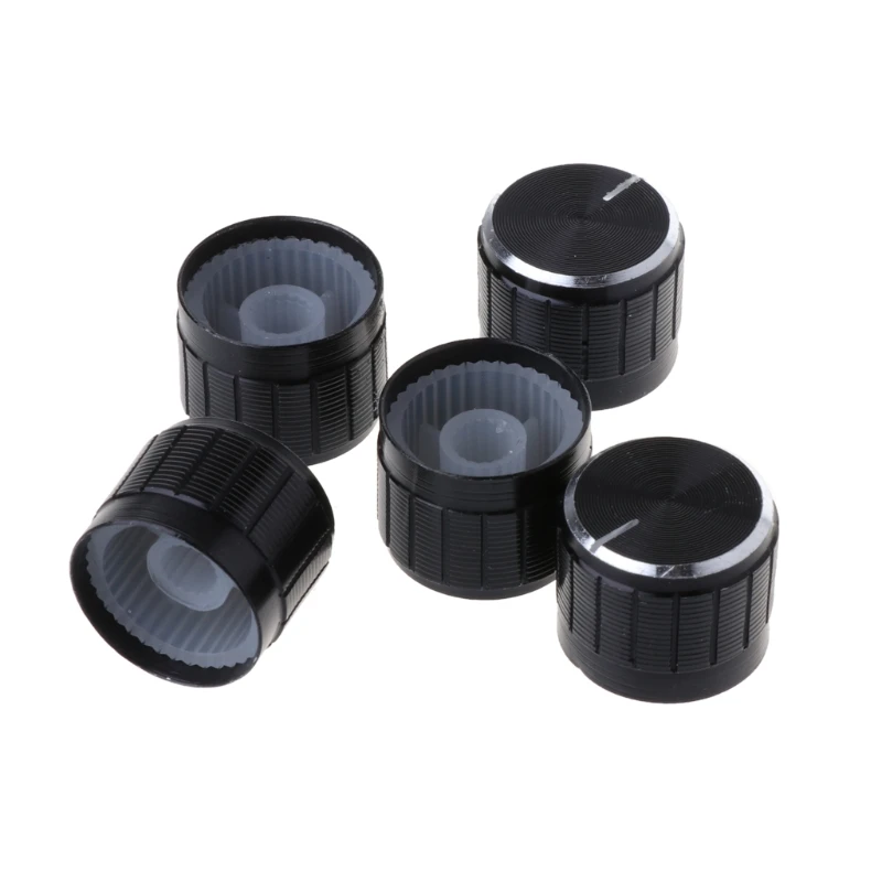 5Pcs-21X17mm-Aluminum-Rotary-Control-Potentiometer-Knob-Electronic ...