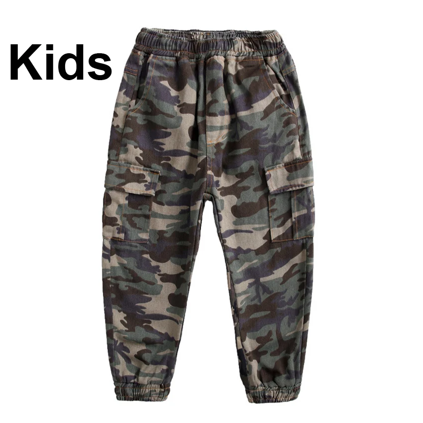 

Jungle Multicam Camouflage Kids Boys Trousers Army Suit Comfortable Harem Tactical Combat Cargo Special Force Pants Joggers