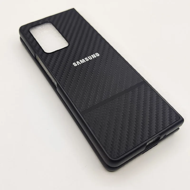 samsung galaxy z flip3 phone case Z Fold 2 Real Carbon fiber Case For Samsung Galaxy Z Fold 2 5G case Aramid fiber Slim design Anti-fall cover for z fold 1 2 3 galaxy z flip3 case