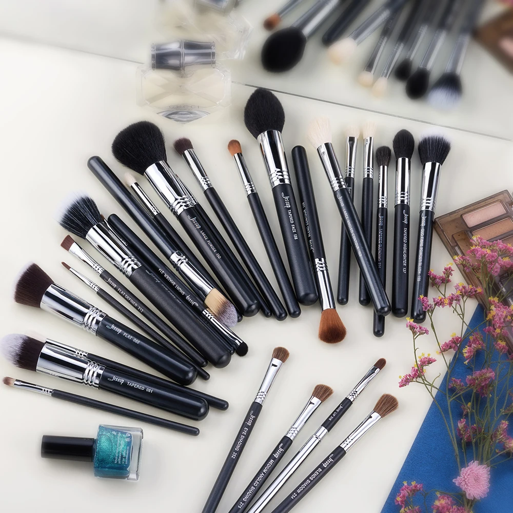 Jessup brushes 27Pcs Pro Makeup Brush Set Foundation Eye Face Shadow Lipsticks Powder Blending Beauty Brushes 2
