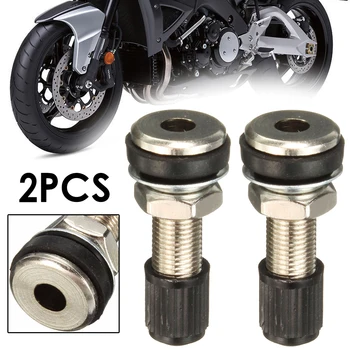 

2PCS 35MM Tubeless Car Motorcycle Bike Tyre Valve With Dust Cap For Moto Wheel Tire Moto Accessories