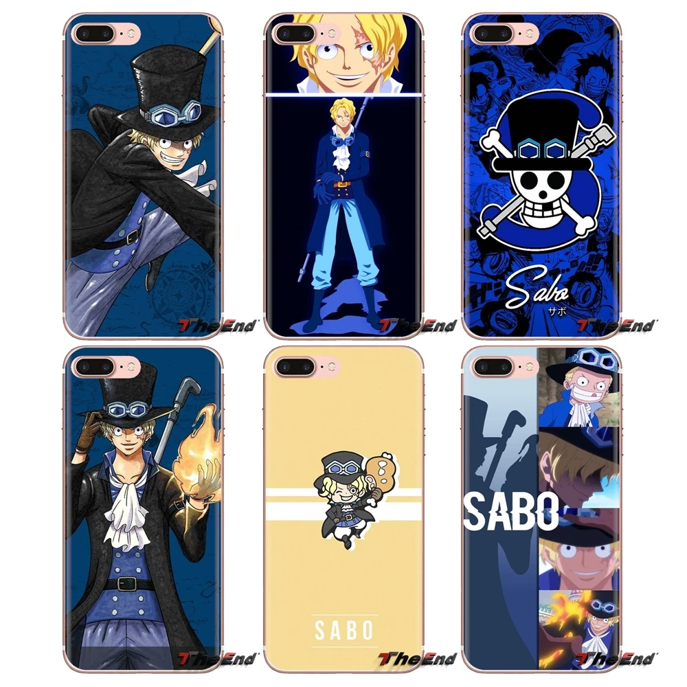 One Piece Sabo skull flag For LG G3 G4 Mini G5 G6 G7 Q6 Q7 Q8 Q9 V10 V20 V30 X Power 2 3 K10 K4 K8 2017 Silicone Phone Cover Bag |