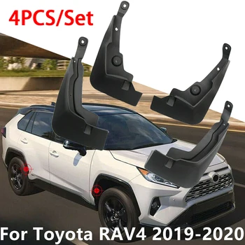 

Plastic Mud Flaps Mudguard Fenders 4pcs For Toyota RAV4 2019-2020