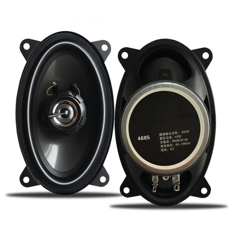 2個4 × 6インチカーオーディオ同軸スピーカー120ワット最大4Ohm