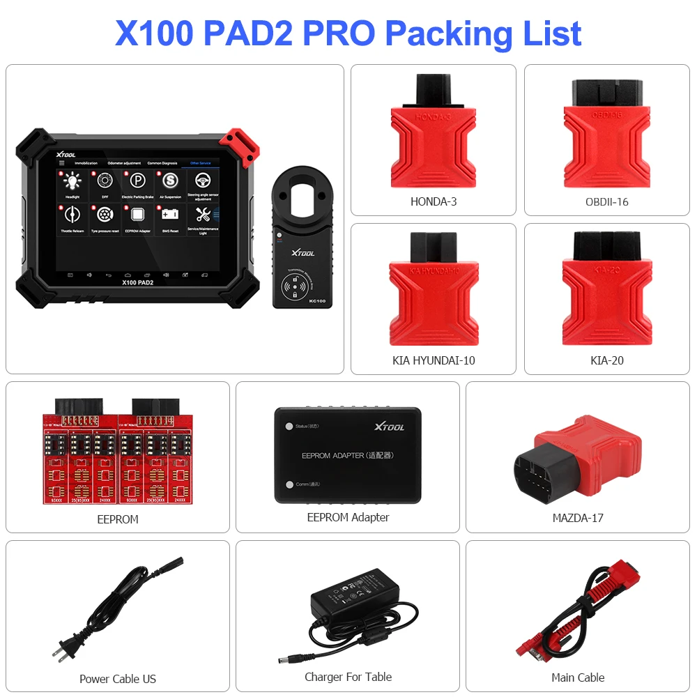 Оригинальный XTOOL X100 PAD2 PRO автоматический ключ программист одометр коррекционный