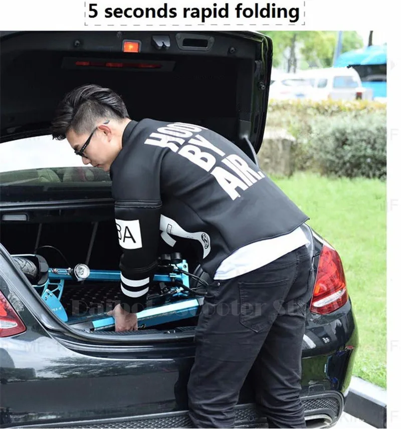 Daibot Electric Kick Scooter Two Wheel Electric Scooters Foldable 10 inch 36v48v Portable Folding Electric Bike (8)