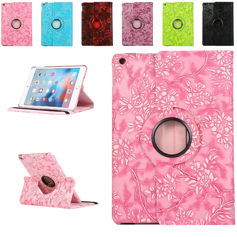 Чехол для iPad 10 2 2019 A2197 A2200 A2198 A2232 7th Gen вращающийся на 360 градусов из искусственной