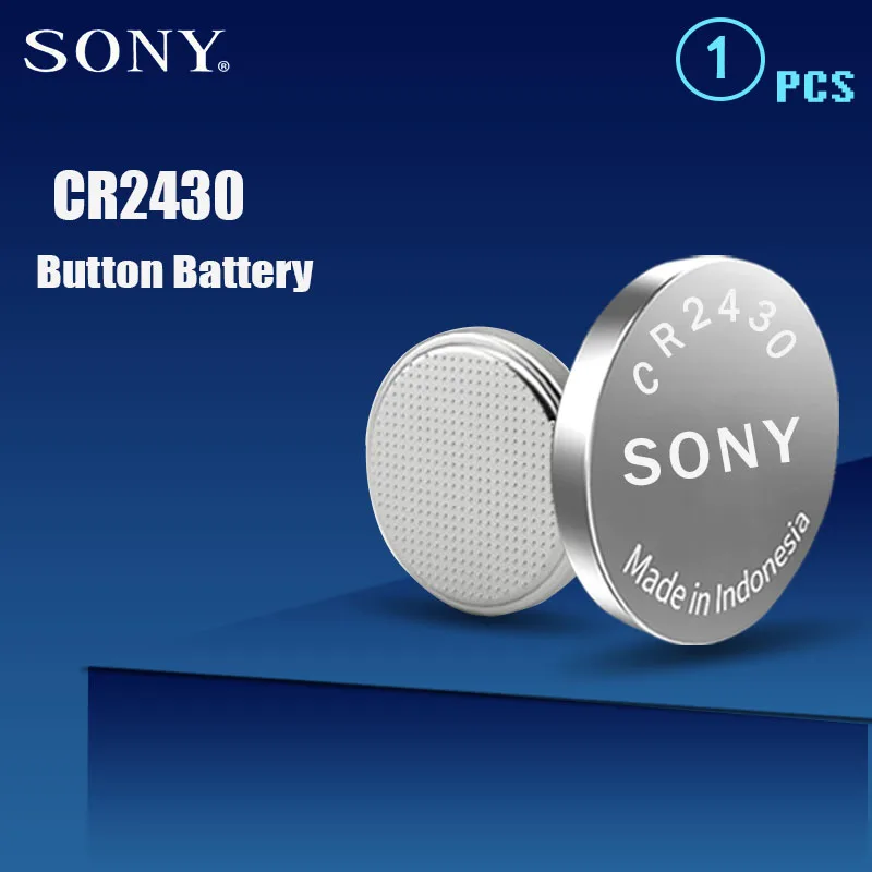 Аккумулятор литиевый для смарт-часов Sony CR2430 DL2430 CR 100% 3 В 1 шт. 2430 оригинал наушников