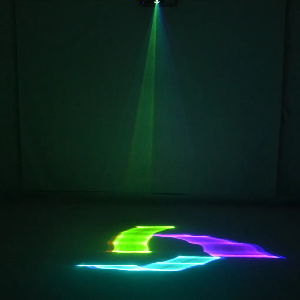 AUCD 3in1 500mW RGB Full Color 3D Scan Kaleidoscope DMX Projector Laser Lighting PRO DJ Party Show Disco Beam Stage Lights 504F|scanner light|stage