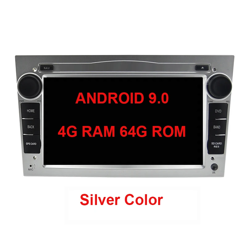 Android 9,0 автомобильный DVD gps навигатор мультимедийный плеер Радио Видео Автомобильные аксессуары для Opel Универсальный Astra Antara Zafira Corsa - Цвет: 4G RAM 64G ROM-S
