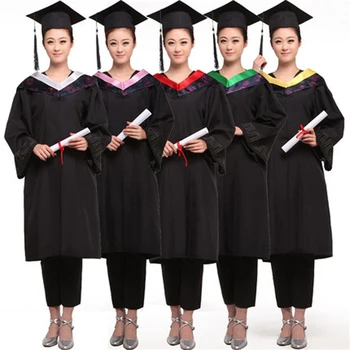 

University School Student Uniform College Academic Graduation Dress High School Class Photography Performance Clothing Robes