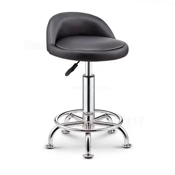 

Adjustable Swivel With Backrest Stool Tattoo Facial Massage Spa Salon Bar Chair