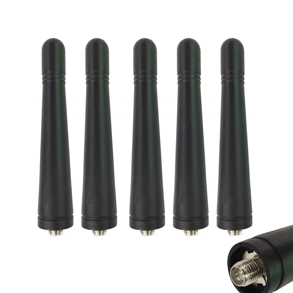 5x короткая антенна около 8 см UHF 400-470 МГц Sma разъем для Kenwode TK3207 TK3207G TK3000 TK3107 TK378 Baofeng
