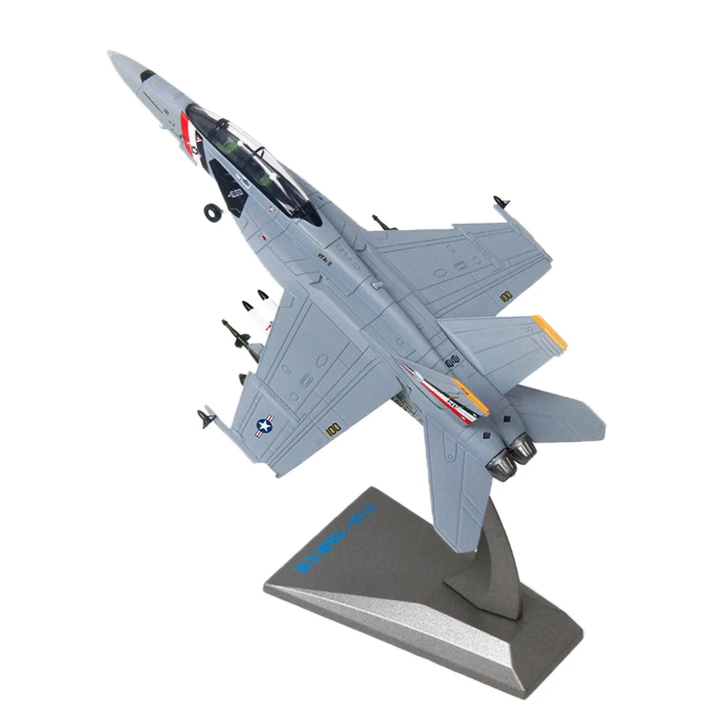 1/100 F18 Aircraft Static Model Airplane With Display Stand Collection Gifts