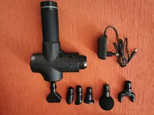 Pantalla LCD eléctrica masaje muscular arma 30 engranajes Fascia de tejido profundo masajeador cuello cuerpo atrás relajación dolor alivio Fitness relajarse