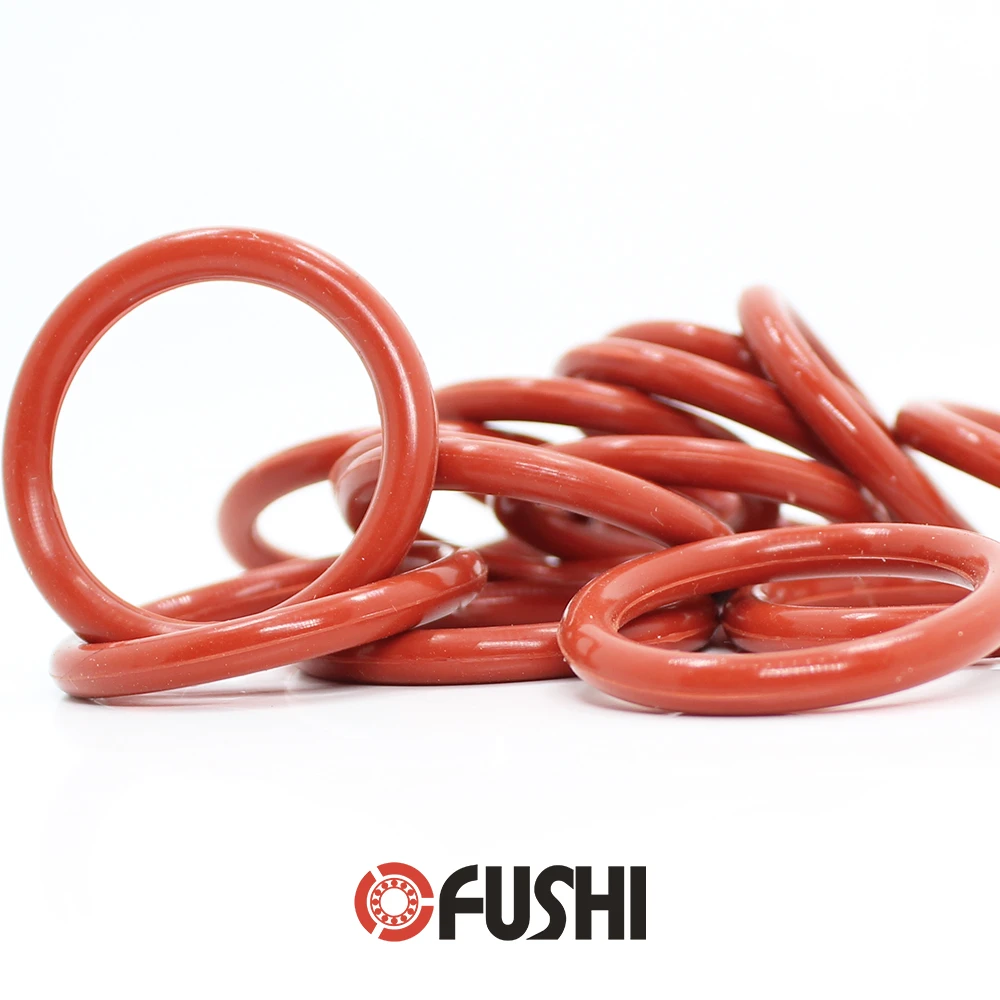 Cs5 7mm Silicone O Ring Od 455 460 465 470 475 480 485 5 7 Mm 2pcs O Ring Vmq Gasket Seal Thickness 5 7mm Oring White Red Rubber Gaskets Aliexpress