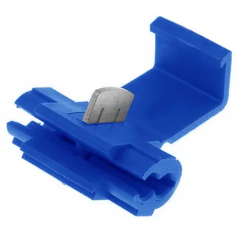 

100pcs Quick Splice Terminals Crimp Blue Scotch Electrical Lock Wiring Connectors Snap Cables Adapters Sockets