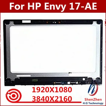 

17.3" FHD UHD LED LCD Display Touch Screen Assembly With Bezel Replacement For HP Envy 17-AE 17-AE008CA 17-AE108CA 17M-AE011DX
