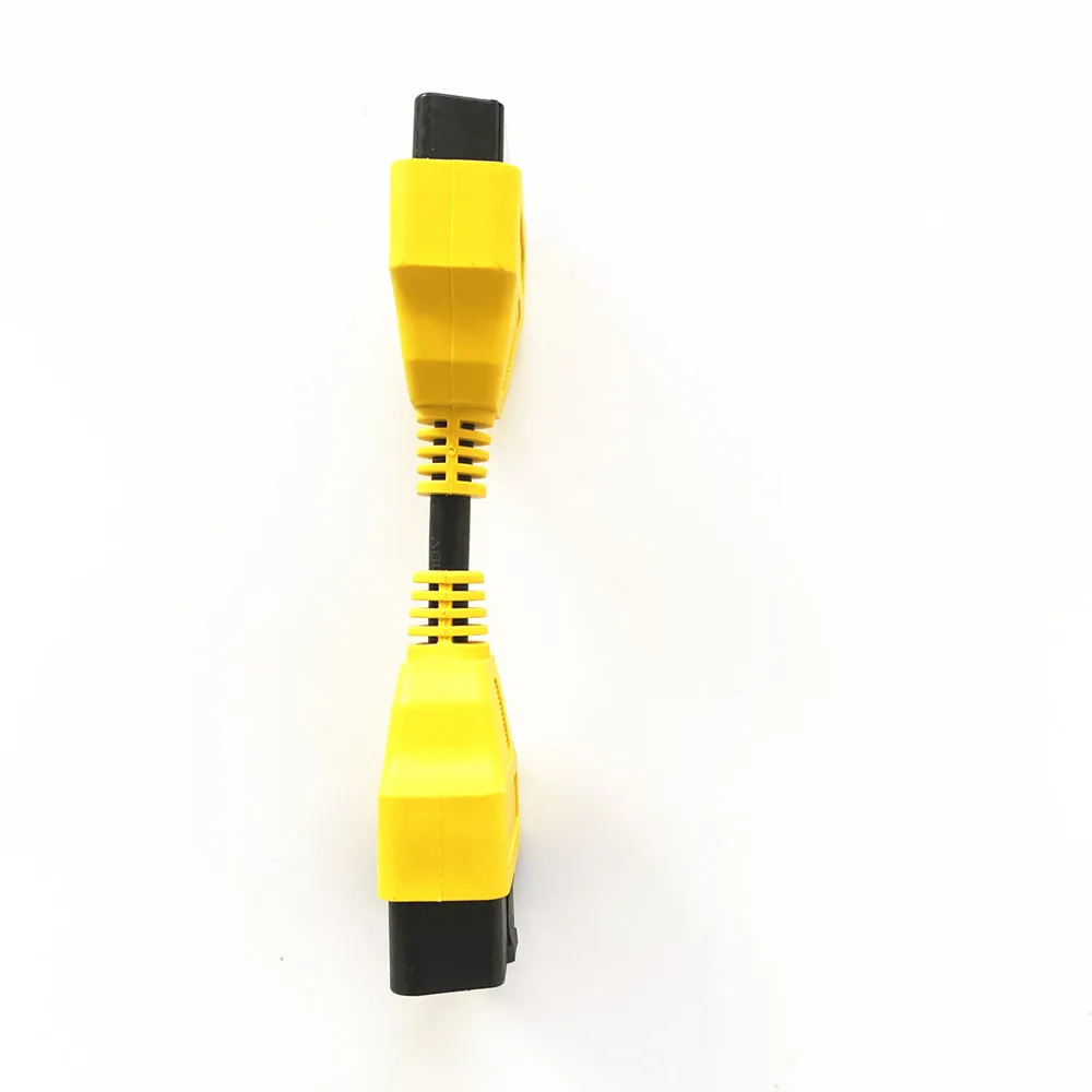 Obd2 Connector Obd2 Extension Cable Obd2 Cable OBD2 16Pin Extension Cable adapter 13cm/30cm 16 Pin Male to Female OBDII yellow Extension Cable Connector