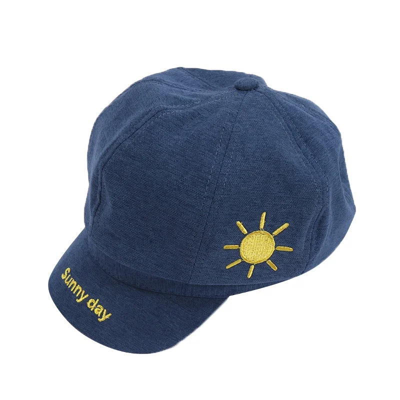 Boys Girls Children Caps Hats Child Adjustable Sun Protection Letters Print Casual Visorss - Цвет: B