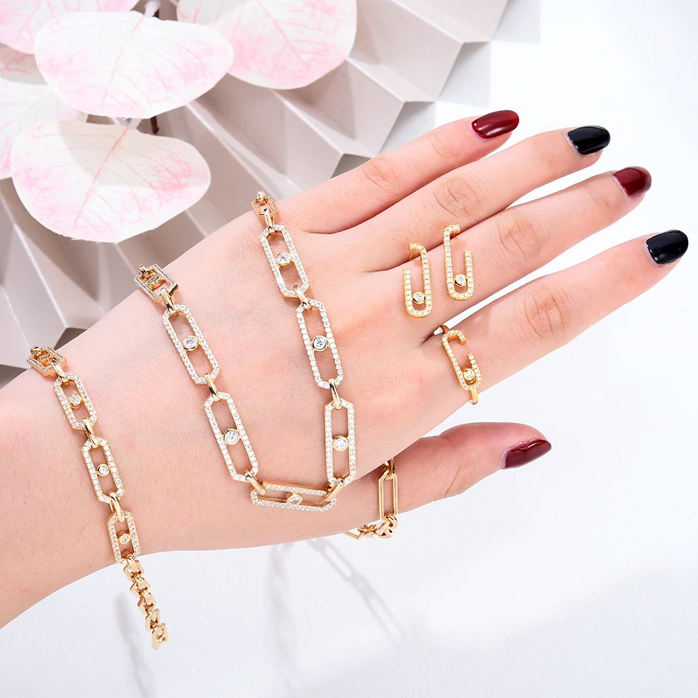 Siscathy Korean Fashion Gold Color Metal Chains Cuff Bracelet Bangle Jewelry For Women Female Accessories On Hand Jewelry Gifts