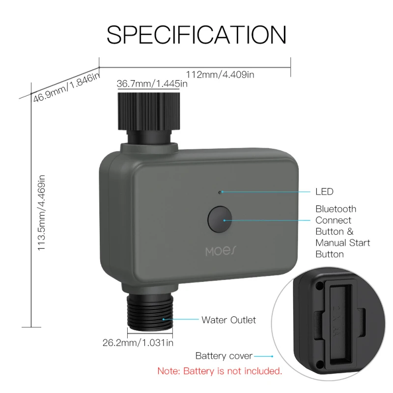 Tuya Smart Timer Programmable Wifi Auto Irrigation Controller Home Sprinkler Timer Controller Automatic Garden Watering System