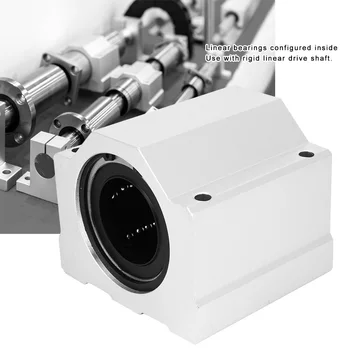 

Bearing Block Linear Slider Unit Moving CNC Block Bearing Bracket Machine Accessory Anti-Rust Aluminum Alloy