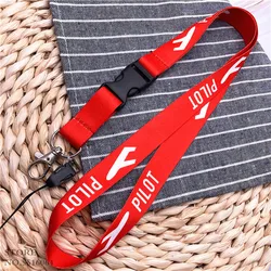 Stylish Red Lanyard with Detachable Buckle for Keys, ID, and Phone - Ideal Fashion Gift (Red)