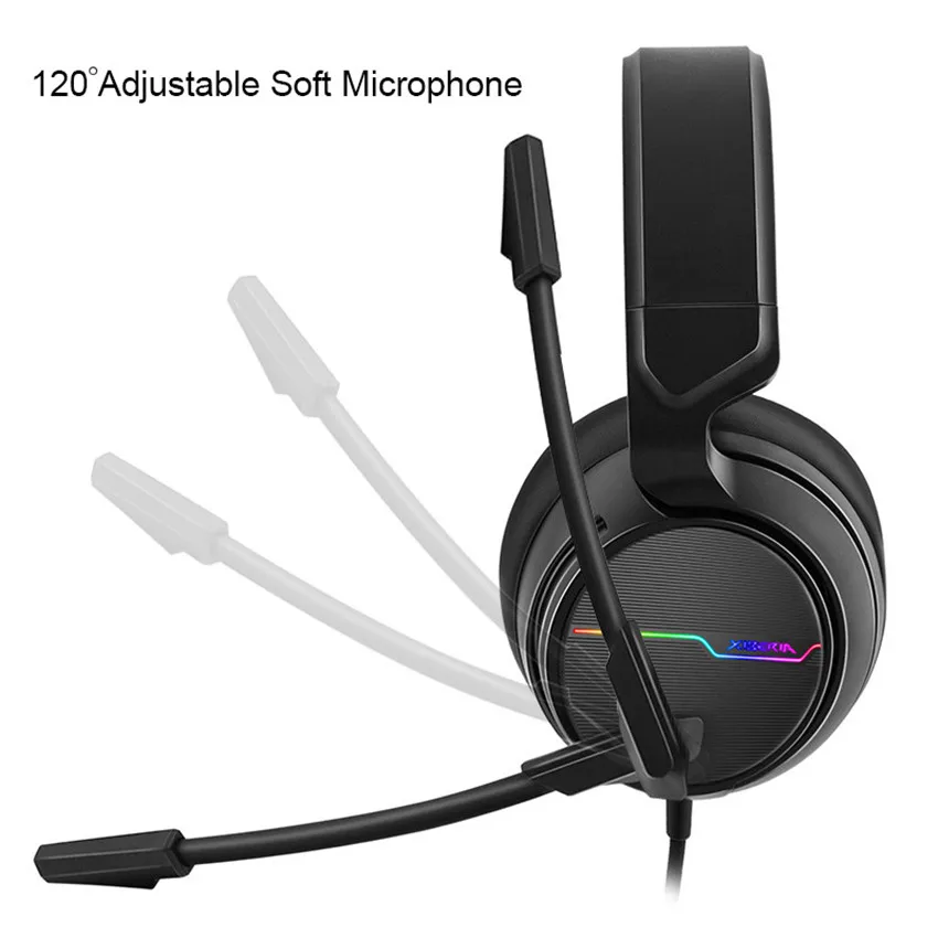 Игровая гарнитура XIBERIA V20 USB 7 1 объемный звук стереонаушники для ПК с микрофоном